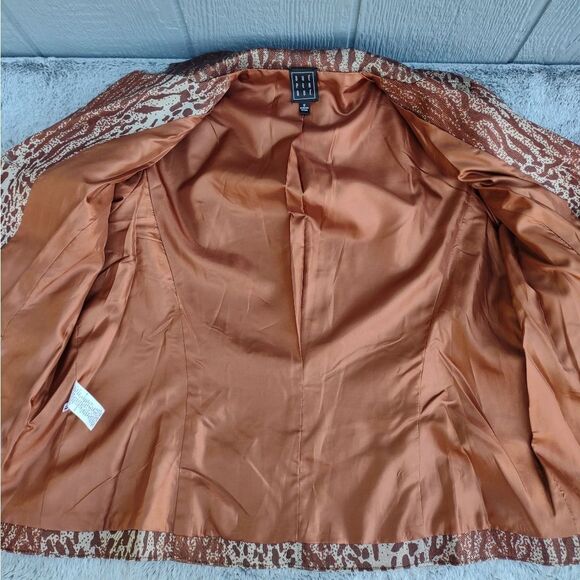 Dué Per Dué Animal Print Blazer Size 12 - Picture 3 of 11